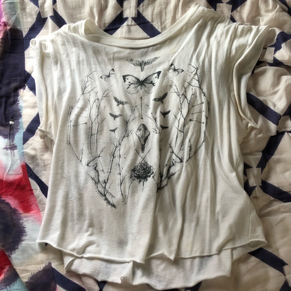 Urban Outfitters Cropped Muscle Tee